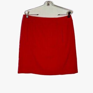 Talbots Petites Size 10p Wool blend Red Pencil Skirt | Office, coquette, holiday